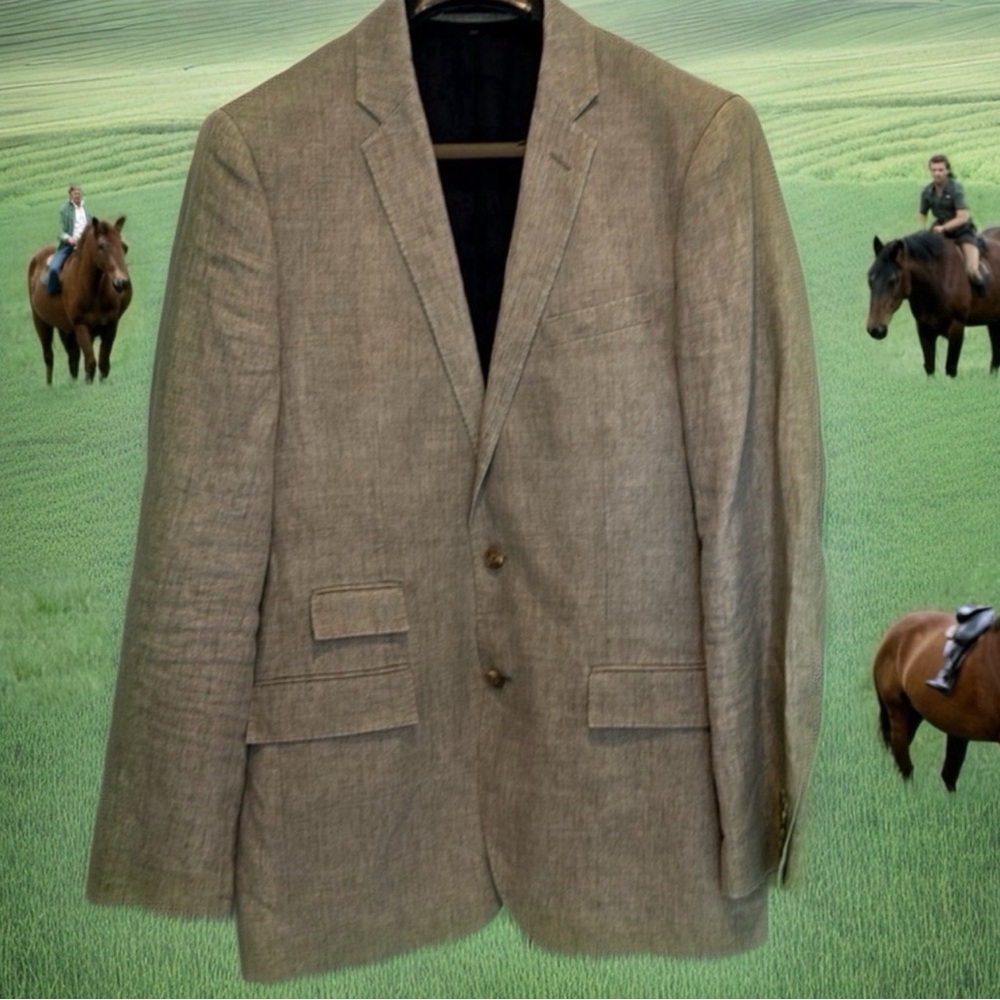 J Crew Ludlow Ormezzano linen blend blazer - worn once only for a film shoot